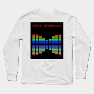 Best design sound engineering audio engineer Long Sleeve T-Shirt